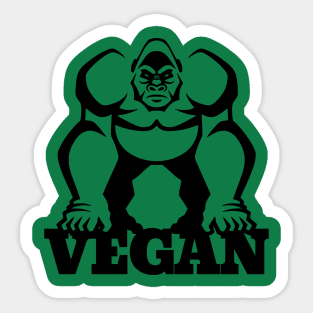 Vegan Fitness Gorilla Sticker